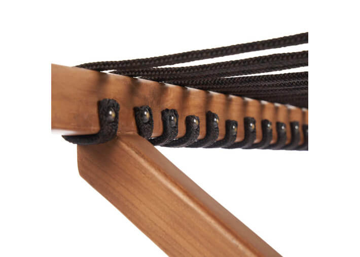 Porte-bagages en teck 80x55 - Luggage Rack L...