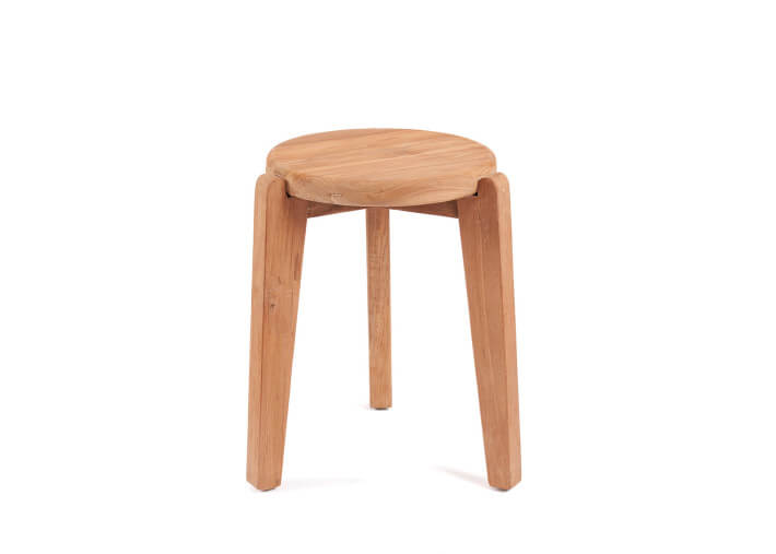 Table d'appoint en bois de teck recyclé - Seseh...