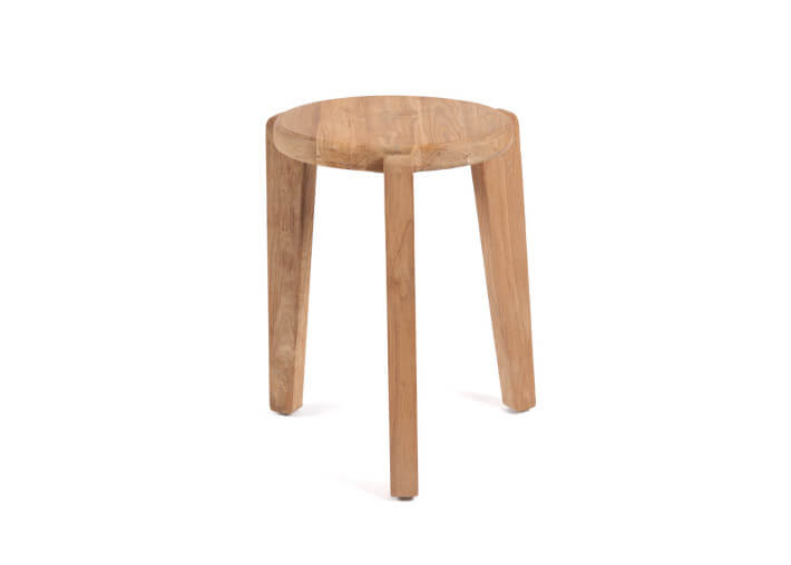 Table d'appoint en bois de teck recyclé - Seseh...