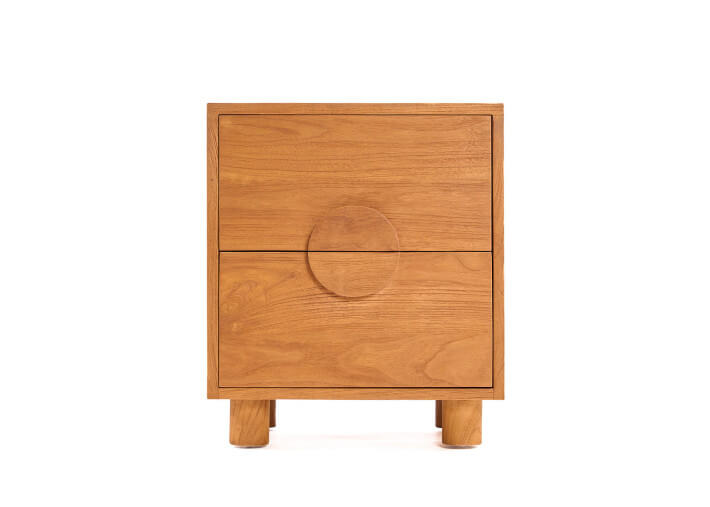 Table de chevet en teck naturel - Eclipse par...