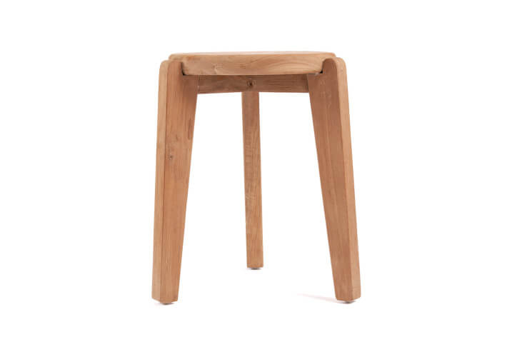 Table d'appoint en bois de teck recyclé - Seseh...