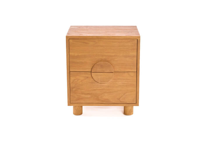 Table de chevet en teck naturel - Eclipse par...