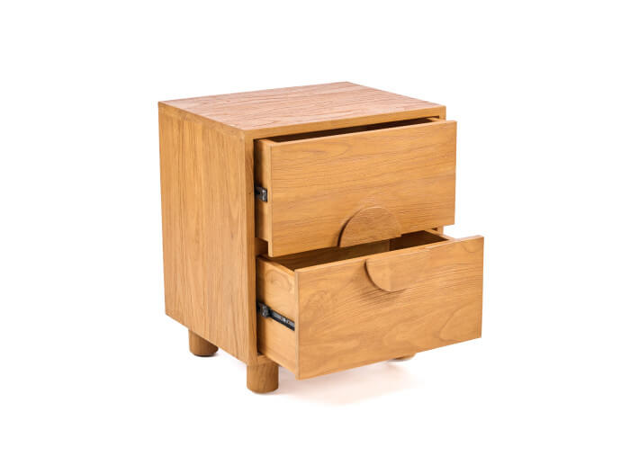 Table de chevet en teck naturel - Eclipse par...