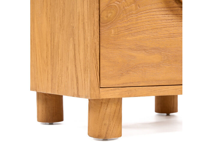 Table de chevet en teck naturel - Eclipse par...