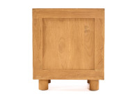 Table de chevet en teck naturel - Eclipse par Bazar Bizar