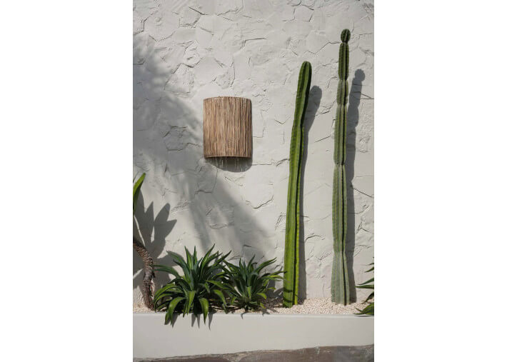 Applique murale originale en sisal naturel -...