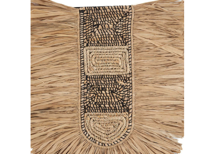 Décoration murale bohème en fibres naturelles -...