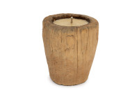 Bougeoir en bois avec cire rechargeable - Candle Trunk Bazar Bizar