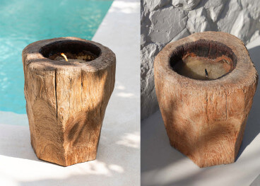 Bougeoir en bois avec cire rechargeable - Candle Trunk... 2