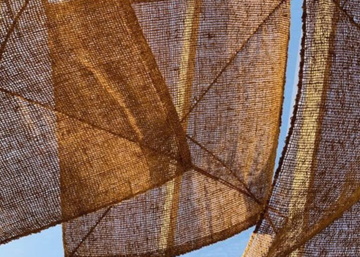 Voile d'ombrage 300x200 en fibres de coco...