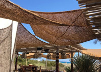 Voile d'ombrage 300x200 en fibres de coco naturel - Bazar Bizar