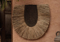 Décoration murale en raphia naturelle - Nahla par Bazar Bizar
