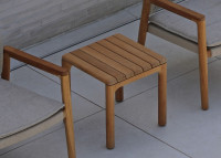 Table d'appoint en teck 45x45 - Aruna par Garden Art