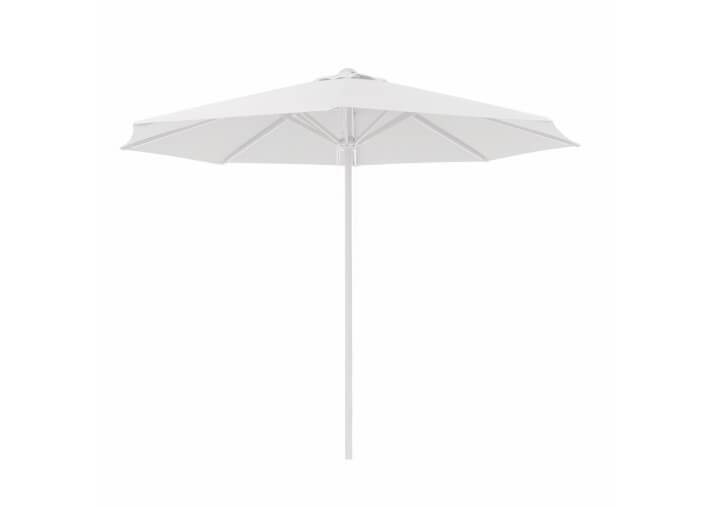 Parasol rond ø250 ou ø300 blanc taupe ou gris -...