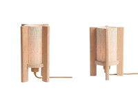 Lampe à poser design en bois d'aulne - Corsica par Good and Mojo