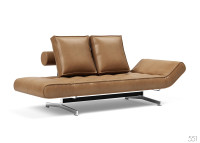 Méridienne 80x210 pieds chromés Ghia Chrome - Innovation Living