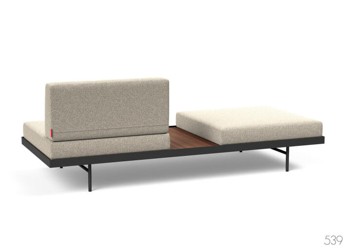Canapé banquette avec tablette integrée en bois...