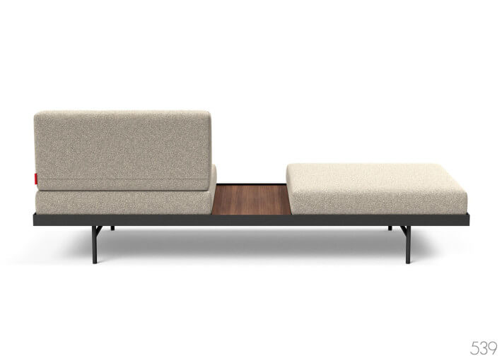 Canapé banquette avec tablette integrée en bois...