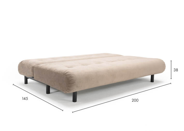 Canapé-lit 145x200 confortable et moderne NABLI...
