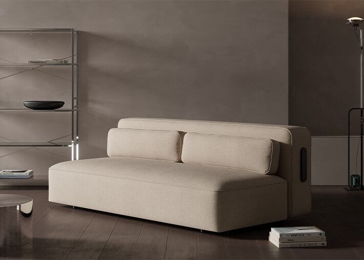 Canapé lit déhoussable 145x200 - Yonata par...