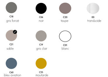 SETS DE TABLE VENDUS PAR 4 UNITES EN GEL POLYURETHANE 11 COULEURS AU CHOIX - SOTTOSOTTO PAR GEELLI 2