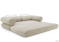Canapé lit avec accoudoirs 90-180x200 - Circlus par Innovation Living