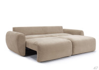 Canapé-lit au confort enveloppant Norum Curve Arms - Innovation Living