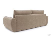 Canapé-lit au confort enveloppant Norum Curve Arms - Innovation Living