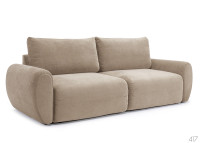 Canapé-lit au confort enveloppant Norum Curve Arms - Innovation Living