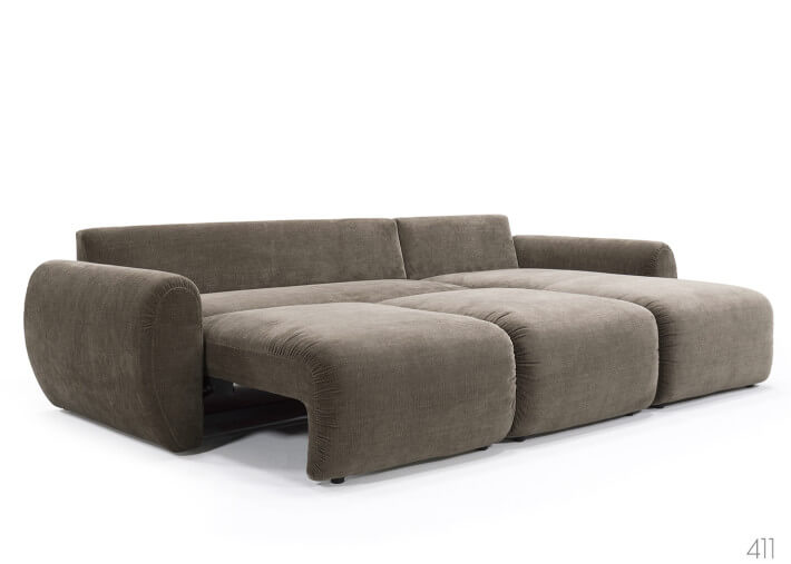 Canapé d'angle convertible - Norum Curve Arms...