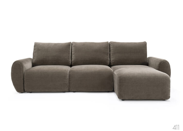 Canapé d'angle convertible - Norum Curve Arms...