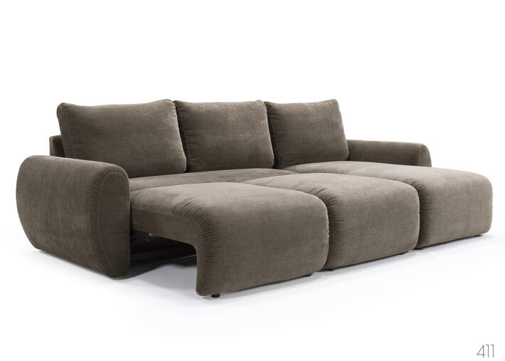 Canapé d'angle convertible - Norum Curve Arms...