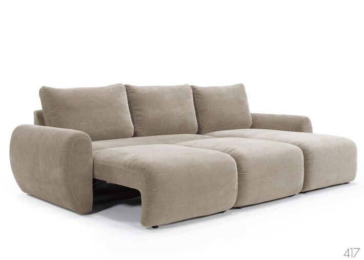 Canapé d'angle convertible - Norum Curve Arms...