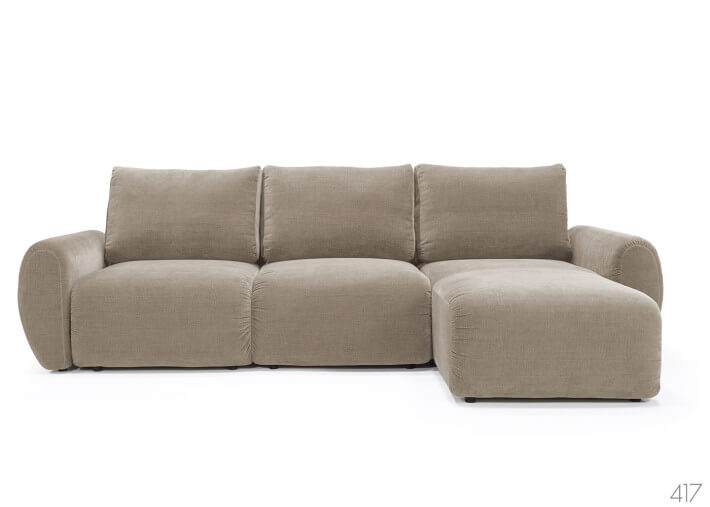 Canapé d'angle convertible - Norum Curve Arms...