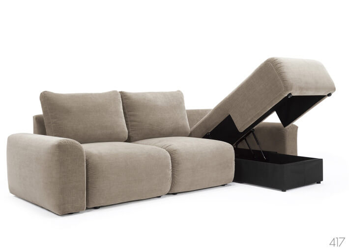 Canapé d'angle convertible - Norum Chunky Arms...