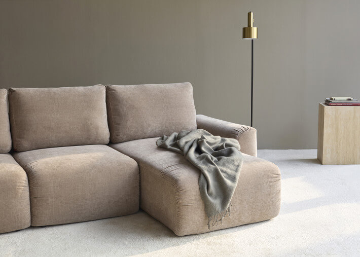 Canapé d'angle convertible - Norum Chunky Arms...