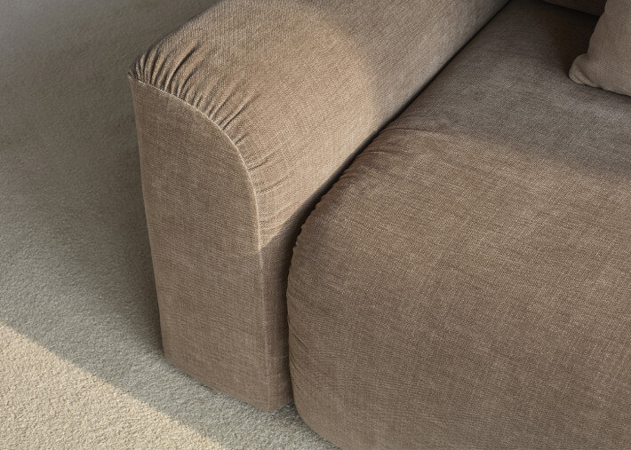 Canapé d'angle convertible - Norum Chunky Arms...