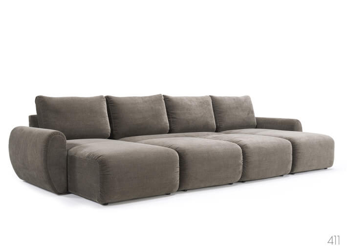 Canapé lit en U Accoudoirs Curve L 370 Norum U...