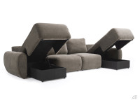 Canapé lit en U Accoudoirs Curve L 370 Norum U Curve Innovation Living