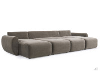 Canapé lit en U Accoudoirs Curve L 370 Norum U Curve Innovation Living