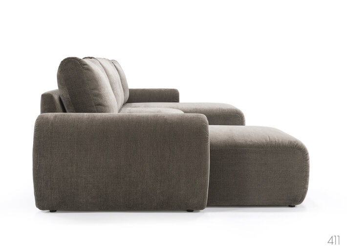 Canapé lit en U Accoudoirs Curve L 370 Norum U...