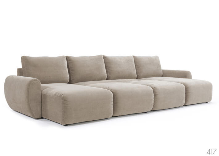 Canapé lit en U Accoudoirs Curve L 370 Norum U...