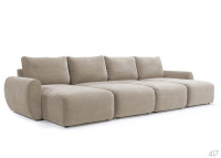 Canapé lit en U Accoudoirs Curve L 370 Norum U Curve Innovation Living
