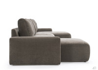 Canapé lit en U Accoudoir large L382 Norum U Chunky Innovation Living