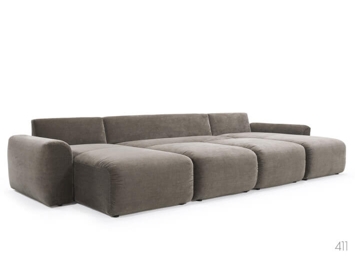 Canapé lit en U Accoudoir large L382 Norum U...