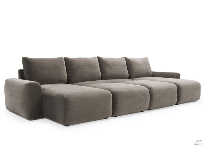 Canapé lit en U Accoudoir large L382 Norum U...