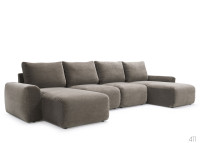 Canapé lit en U Accoudoir large L382 Norum U Chunky Innovation Living