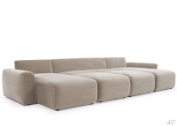 Canapé lit en U Accoudoir large L382 Norum U Chunky Innovation Living