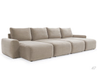 Canapé lit en U Accoudoir large L382 Norum U Chunky Innovation Living