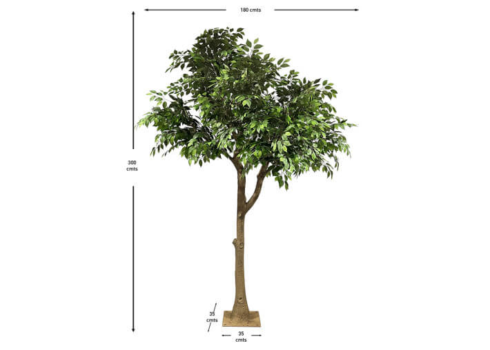 Ficus artificiel géant 300 cm : arbre décoratif...
